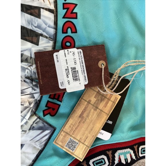 75th Anniversary Mitchell and Ness Mike Bibby Vancouver Grizzlies 1998-99 Jersey - Picture 3 of 5